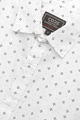 Printed Button Down Casual Shirt